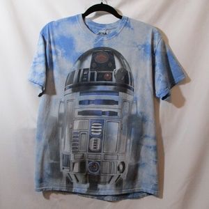 Star Wars R2-D2 Med Blue Graphic Tee